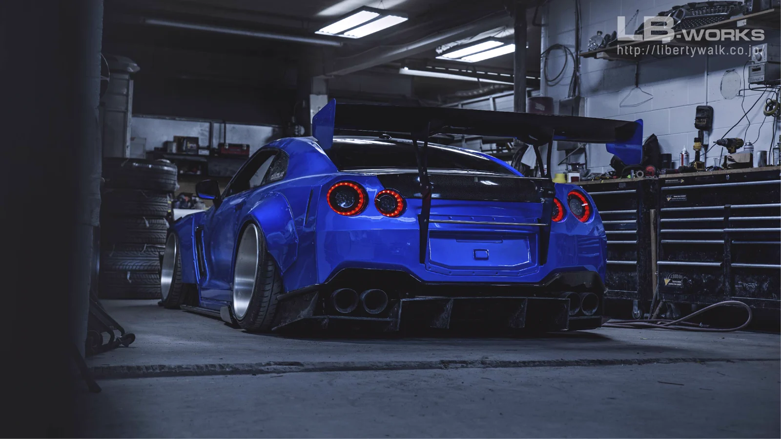 รูปชุดแต่ง ชุดแต่ง Nissan GTR R35 LB Work Type 2 ภาพที่ 21