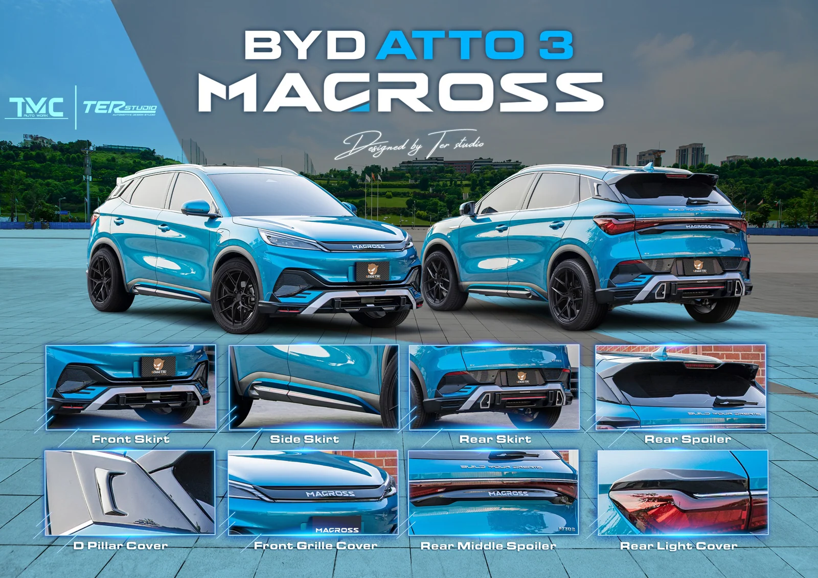 รูปชุดแต่ง ชุดแต่ง BYD Atto 3 MaCross ภาพที่ 8