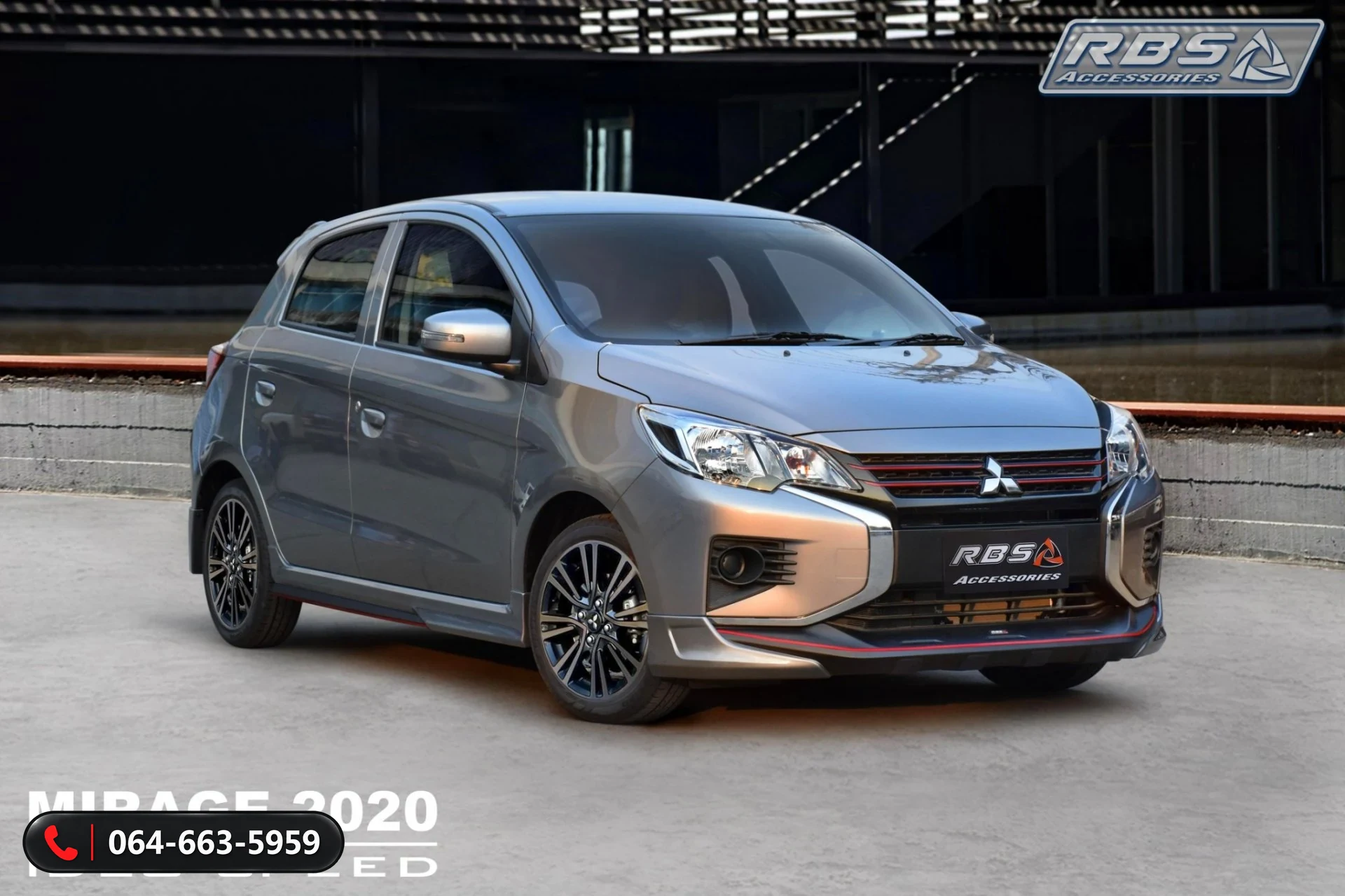 ชุดแต่ง MITSUBISHI MIRAGE 2020 IDEO SPEED RBS ภาพ 3