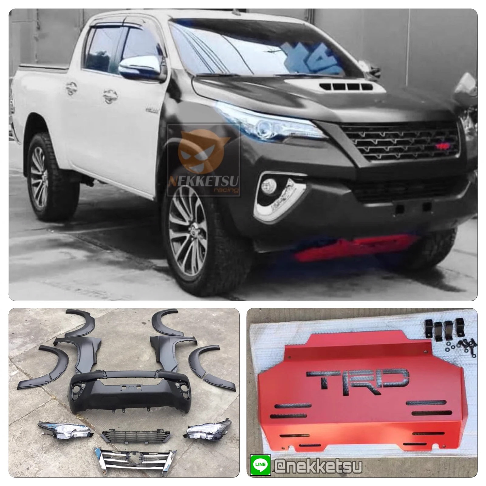 รูปชุดแต่ง ชุดแต่ง Toyota Hilux Revo 2015 2019 Revo เป็น Fortuner ภาพที่ 2