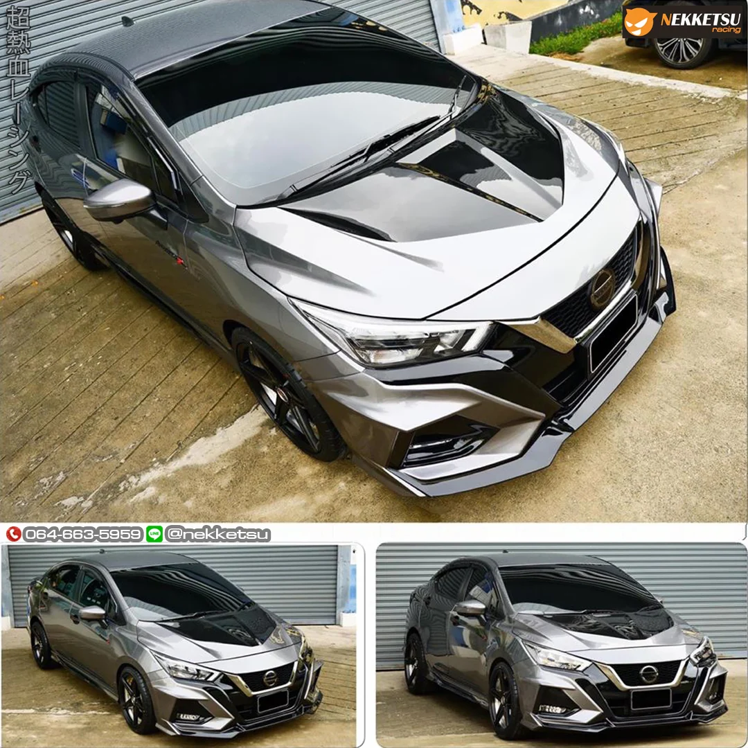 รูปชุดแต่ง ชุดแต่ง Nissan Almera 2019 2022 AMT V1 ภาพที่ 3