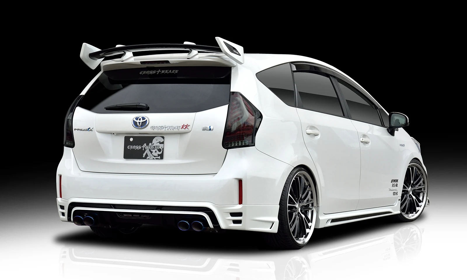 ชุดแต่ง TOYOTA 40 PRIUS α MODEL Bumper type ZVW40/41 2011.5~2014.11 Rowen Japan ภาพ 5