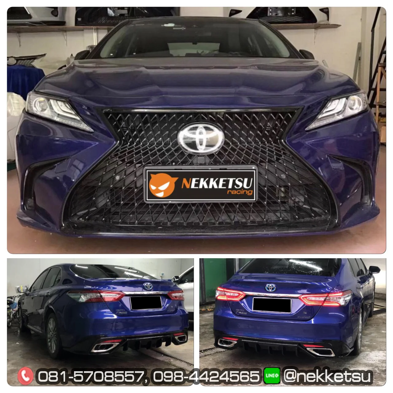 รูปชุดแต่ง ชุดแต่ง Toyota Camry 2018 2024 Lexus V.2 LS ภาพที่ 8
