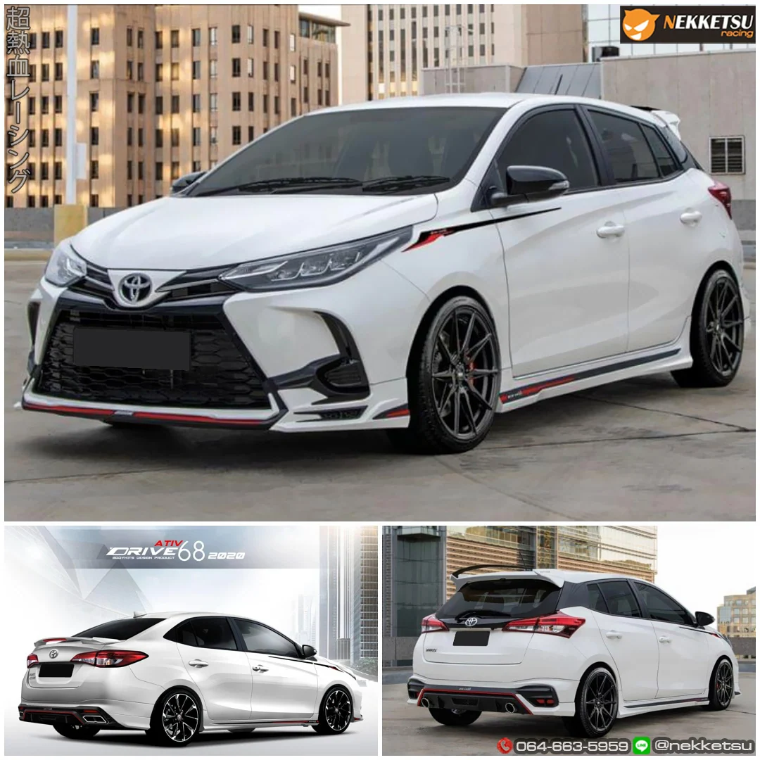 รูปชุดแต่ง ชุดแต่ง Toyota Yaris Ativ 20 23 Drive68 4 ประตู ภาพที่ 5