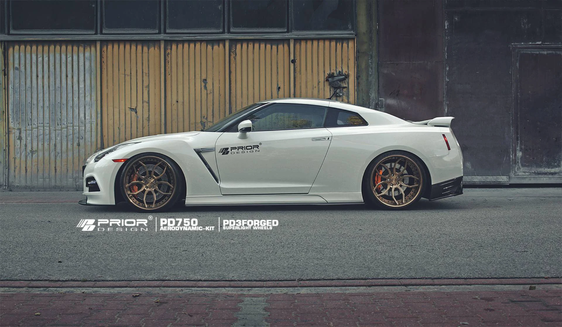 สเกิร์ตข้าง Prior Design PD750 Side Skirts for Nissan GT-R [R35] ภาพสินค้าที่เลือก