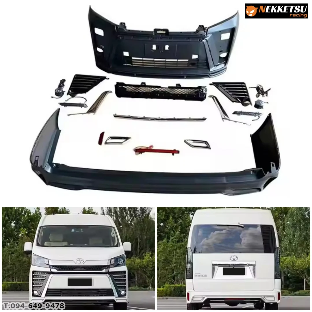 ชุดแต่ง TOYOTA Commuter รถตู้ 2019 2025 หน้า Alphard 1