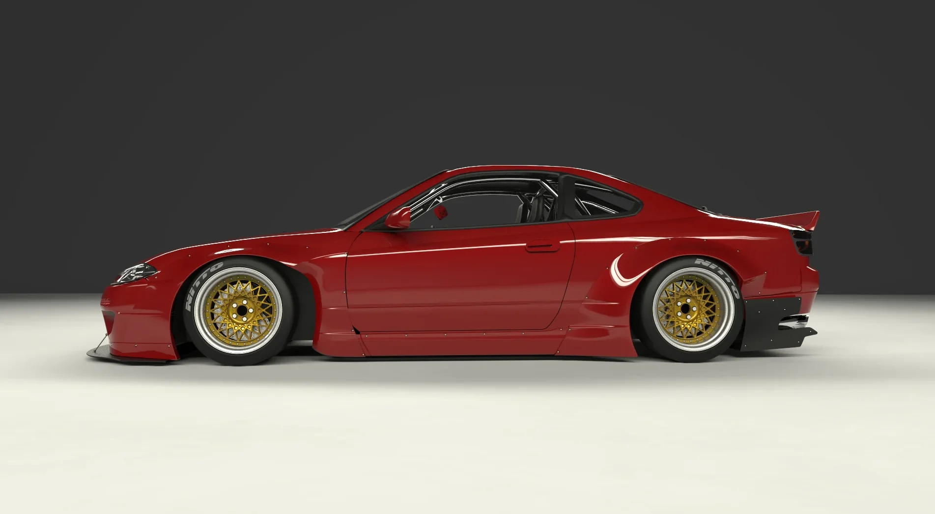 โป่งซุ้มล้อหลัง - 80mm (ชิ้นแยก) - V1.0 NISSAN Silvia [S15] Rocket Bunny Racing ภาพสินค้าที่เลือก