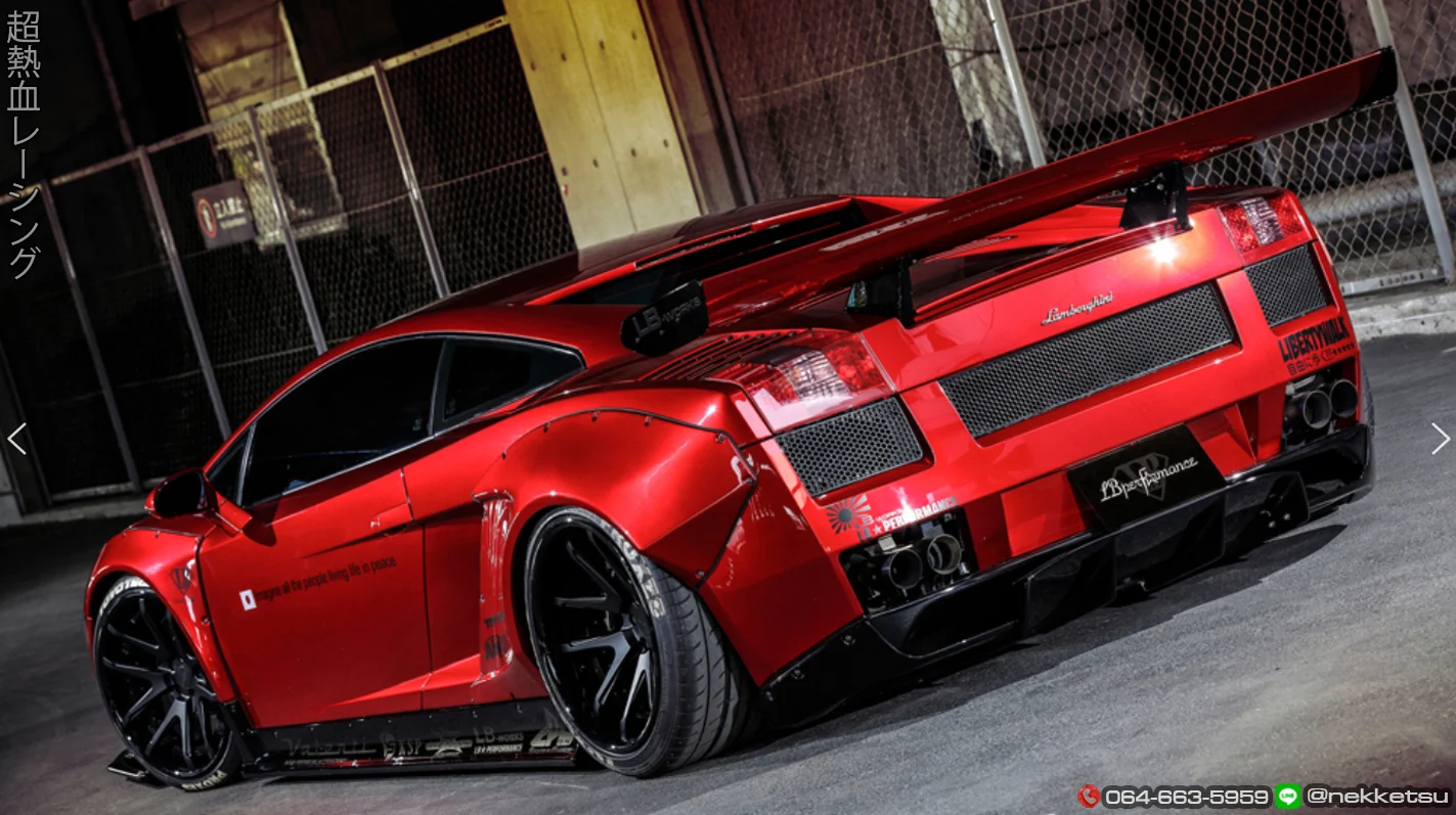 รูปชุดแต่ง ชุดแต่ง Lamborghini GALLARDO LB WORK ภาพที่ 8