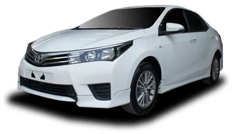 ชุดแต่ง ALTIS 2014 – SPT ภาพรถเต็มคันมุมหน้าจากต้นทาง S-Sporty