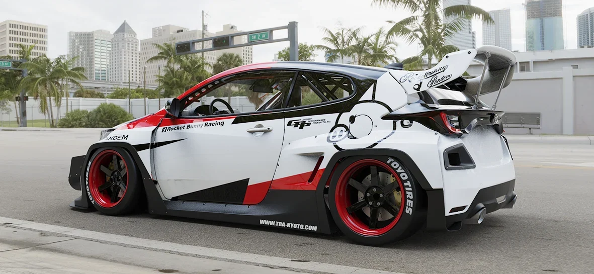 ปีกหลัง Whale Tail Pandem V1.0 Toyota GR Yaris ภาพสินค้าที่เลือก