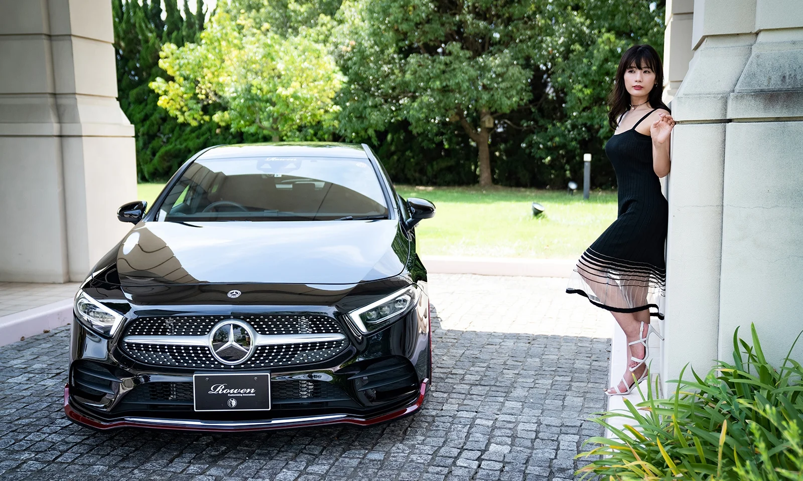 ชุดแต่ง MERCEDES BENZ A-CLASS (W177) AMG-LINE 2018.10~Rowen Japan ภาพ 9