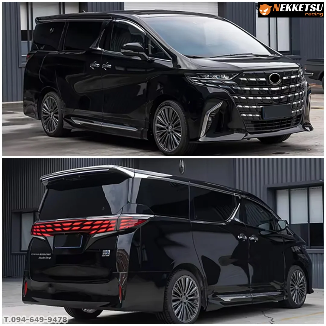 รูปชุดแต่ง ชุดแต่ง Toyota Alphard AH30 2015 2018 แปลงหน้า A40 2025 ภาพที่ 8