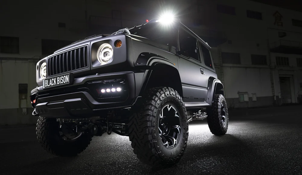 ชุดแต่ง SUZUKI JIMNY SIERRA WALD Japan สปอร์ตไลน์ แบล็กไบซัน เอดิชัน ภาพ 4