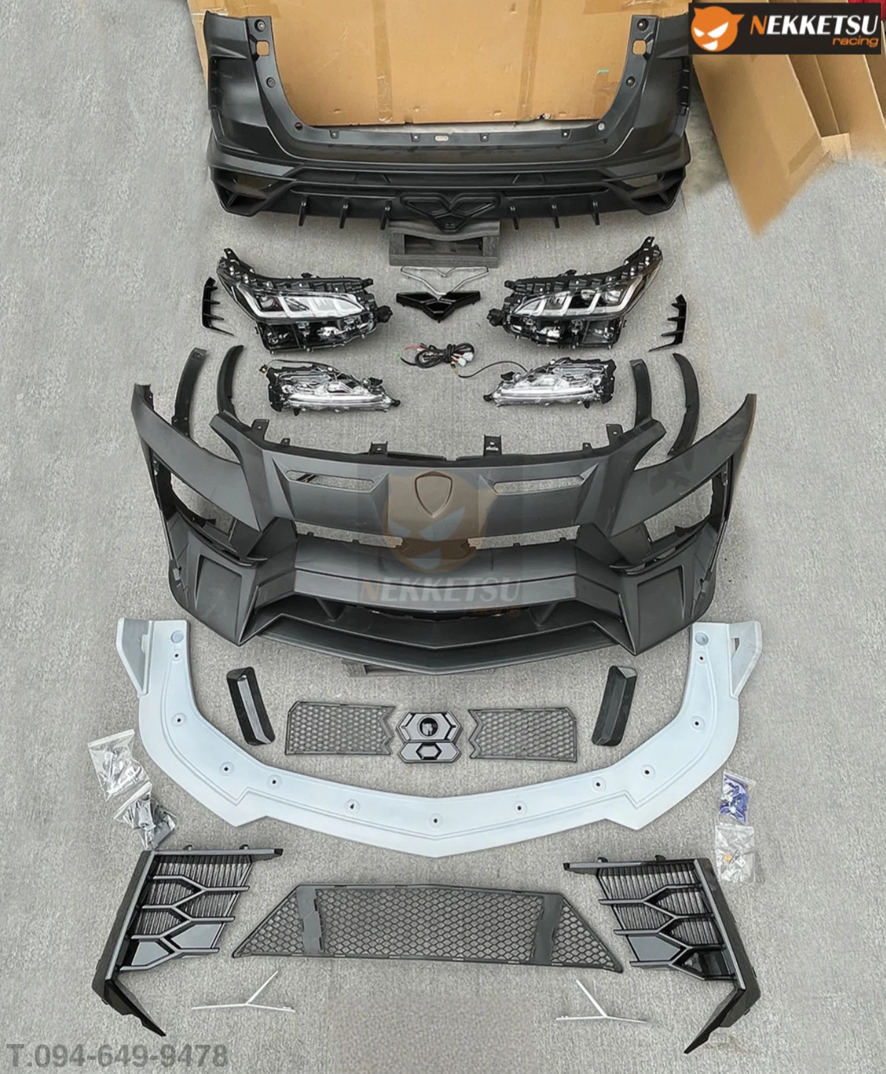 รูปชุดแต่ง ชุดแต่ง Toyota Fortuner 2015 2019 ทรง Lambo PP ภาพที่ 1