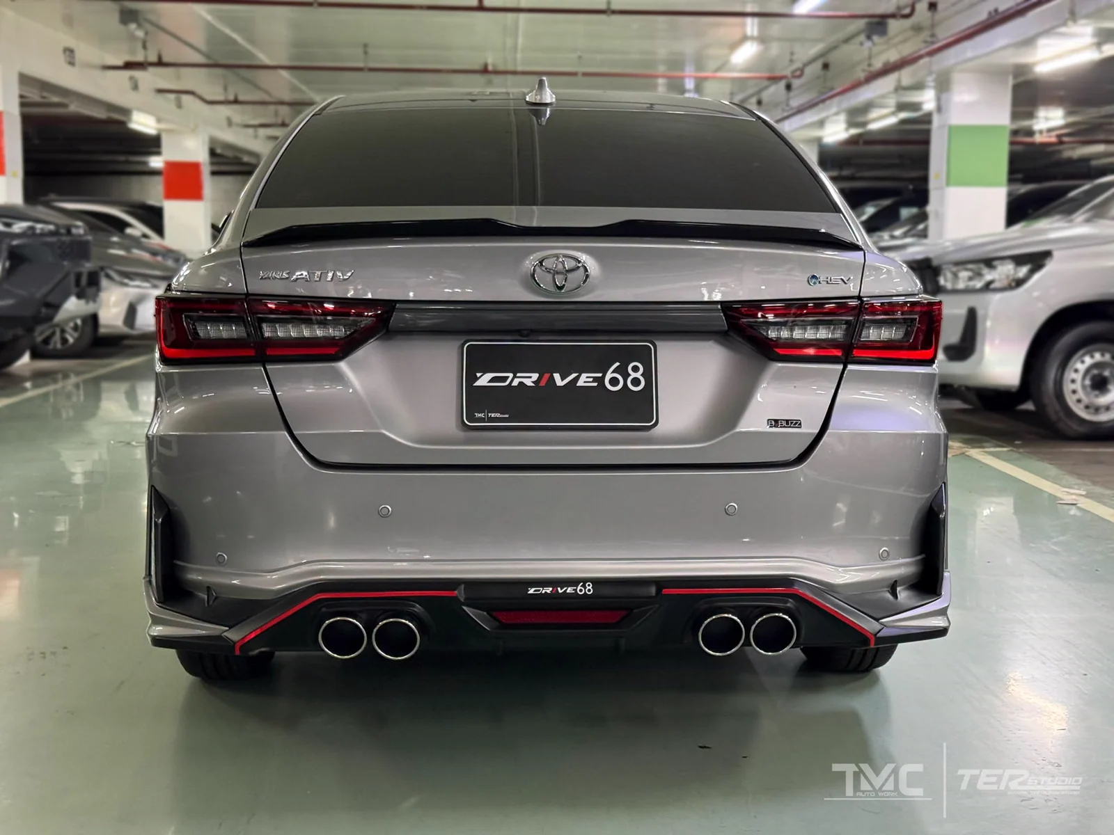 รูปชุดแต่ง ชุดแต่ง Toyota Yaris Ativ 24 26 Drive68 4ประตู Yaris Ativ Drive 68 ภาพที่ 5