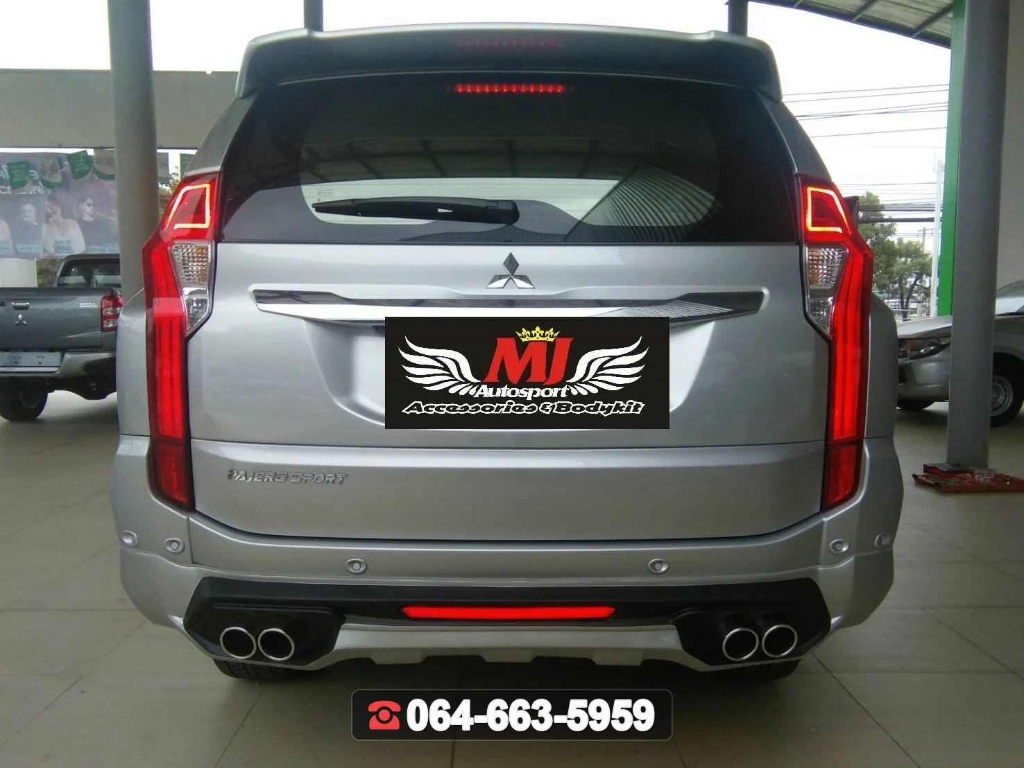 ชุดแต่ง MITSUBISHI Pajero 2016-2018 ท่อแฝด RiderM ภาพ 4