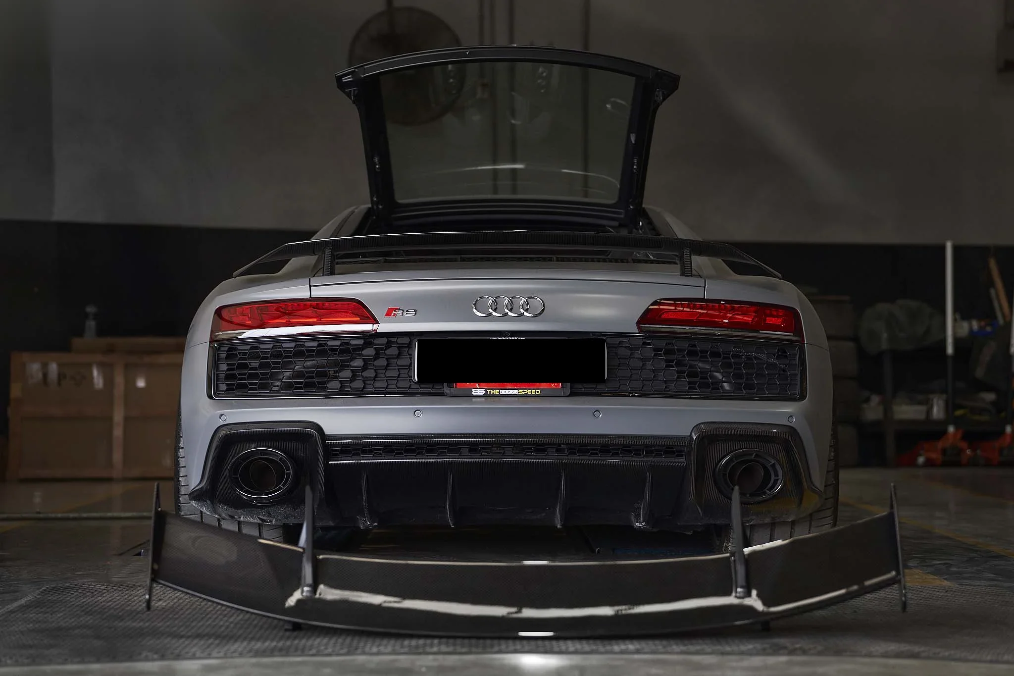 ชุดแต่ง Audi R8 Audi R8 V10 x คาร์บอน Wing & X-BAR Prodrive Shop ภาพ 11
