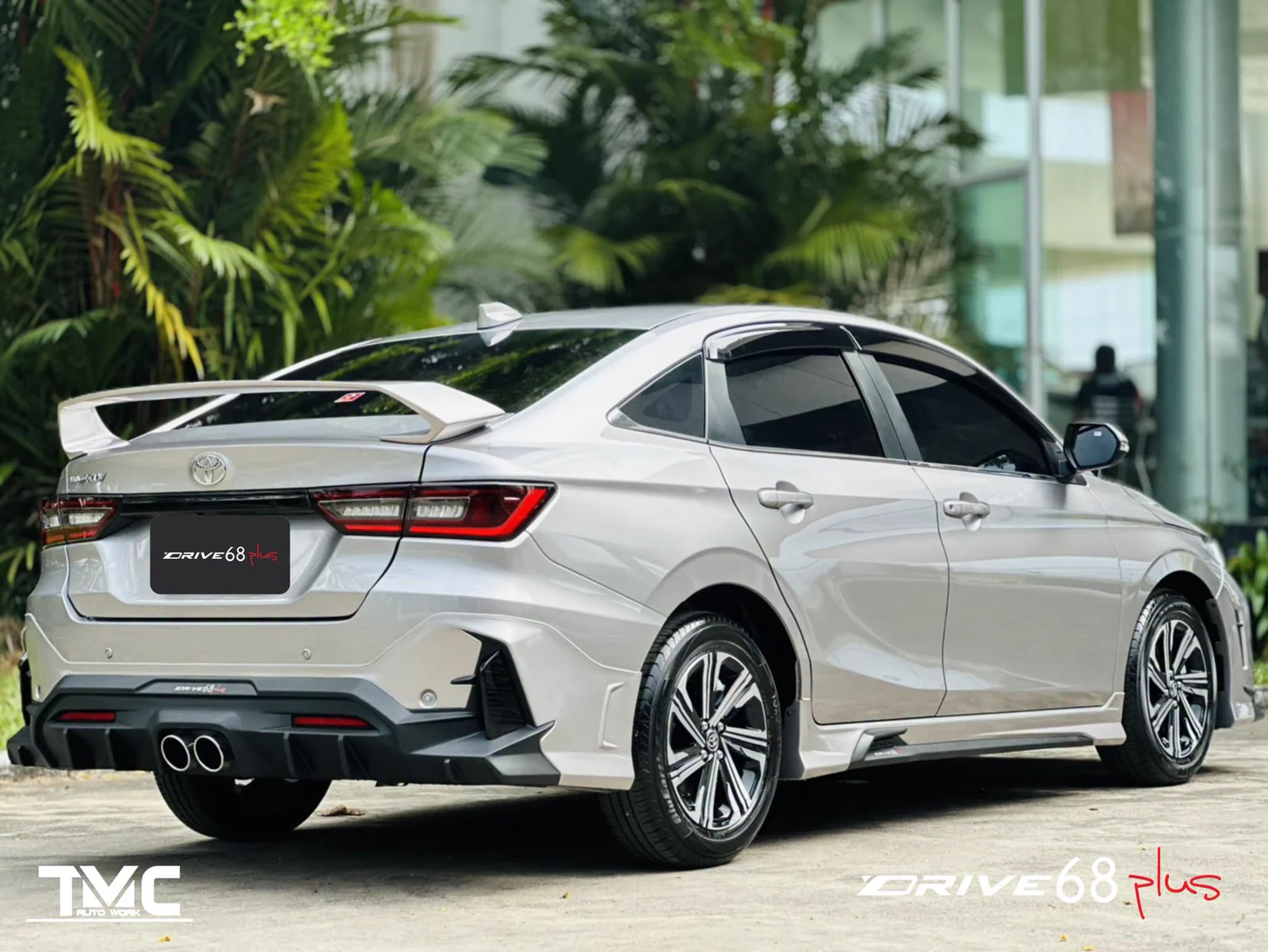 รูปชุดแต่ง ชุดแต่ง Toyota Yaris Ativ 24 26 Drive68 4ประตู Yaris Ativ Drive 68 Plus ภาพที่ 6