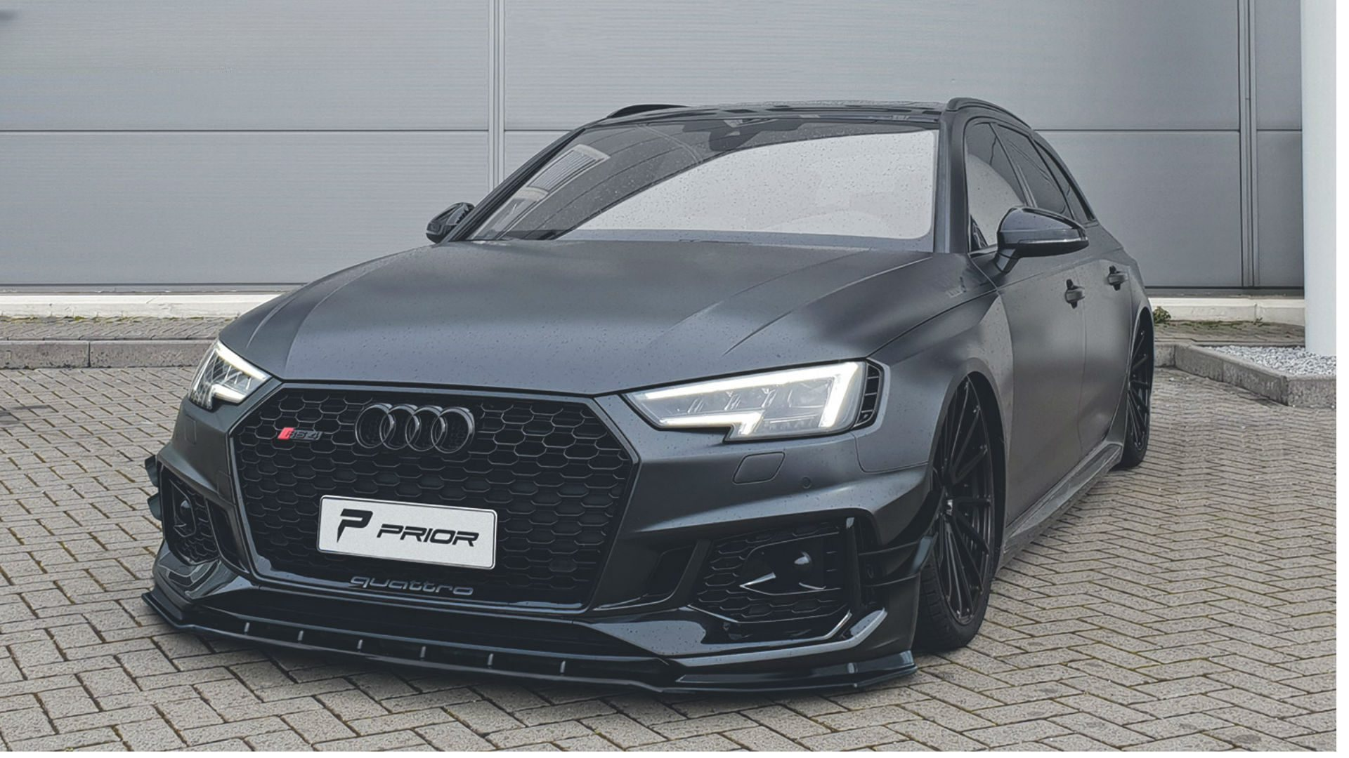 ลิ้นเสริมกันชนหน้า Prior Design AUDI RS4 B9 2018+ ภาพสินค้าที่เลือก