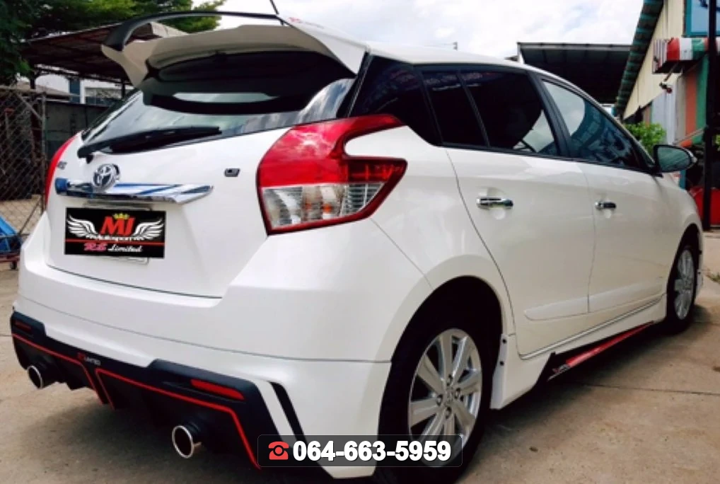 ชุดแต่ง TOYOTA YARIS สปอยเลอร์ Yaris 2014 RS RiderM ภาพ 3