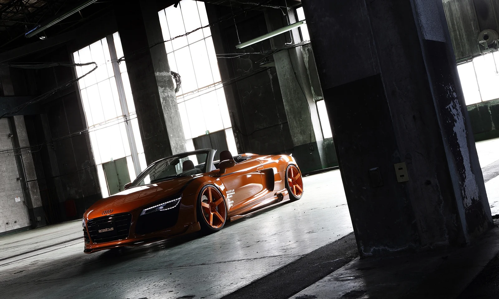 ชุดแต่ง Audi R8 Spyder/Coupe facelift 5.2(V10) 42CTYF 2013.04~2016.06 Rowen Japan ภาพ 1
