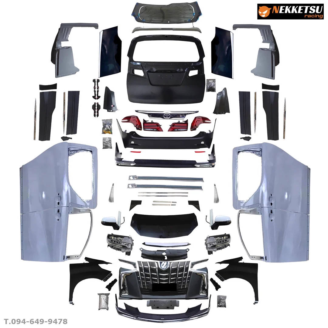 รูปชุดแต่ง ชุดแต่ง Toyota Alphard AH20 2009 2014 แปลงหน้า AH30 Full ภาพที่ 6