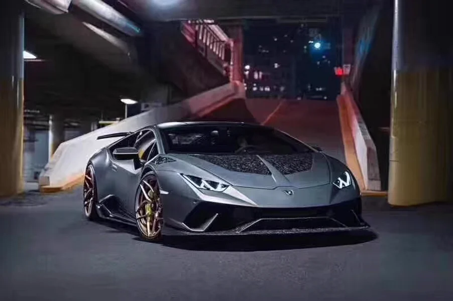 รูปชุดแต่ง ชุดแต่ง Lamborghini Huracan LP610 Hood ภาพที่ 6