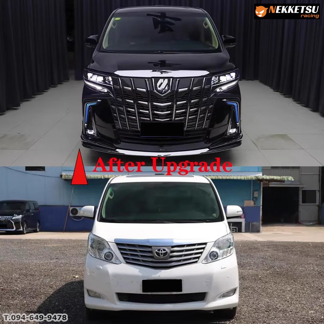 ชุดแต่ง Toyota Alphard AH20 2009 2014 แปลงหน้า AH30 Full