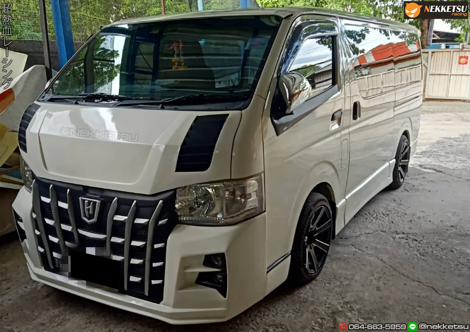 รูปชุดแต่ง ชุดแต่ง TOYOTA Commuter รถตู้ 2005 2018 Hiace หน้า Alphard TH ภาพที่ 6