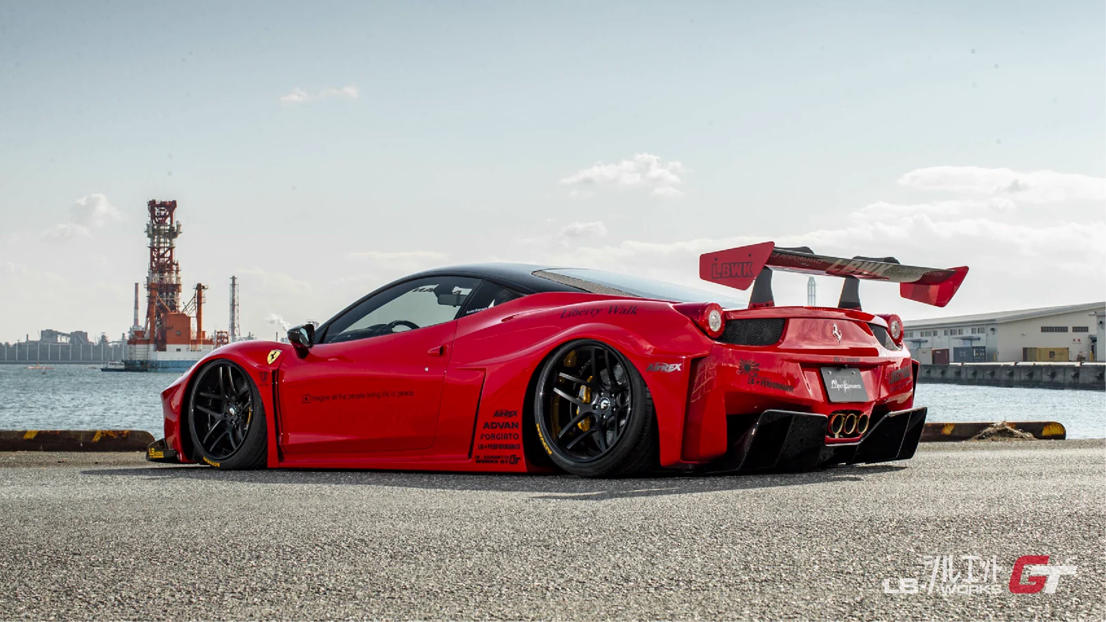 รูปชุดแต่ง ชุดแต่ง Ferrari 458 LB WORK GT ภาพที่ 5