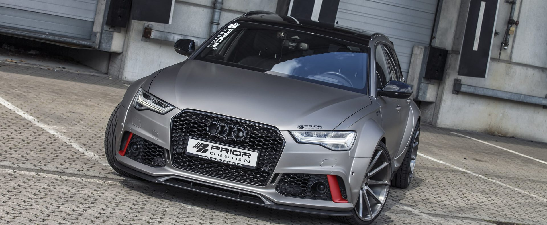 ลิ้นเสริมกันชนหน้า Prior Design PD600R Front Lip Spoiler for PD600R Front Bumper - Audi A6 / A6 Avant [C7] Facelift ภาพสินค้าที่เลือก