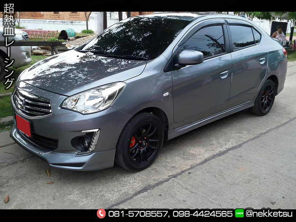 รูปชุดแต่ง ชุดแต่ง Mitsubishi Attrage RedLine V1 ภาพที่ 7