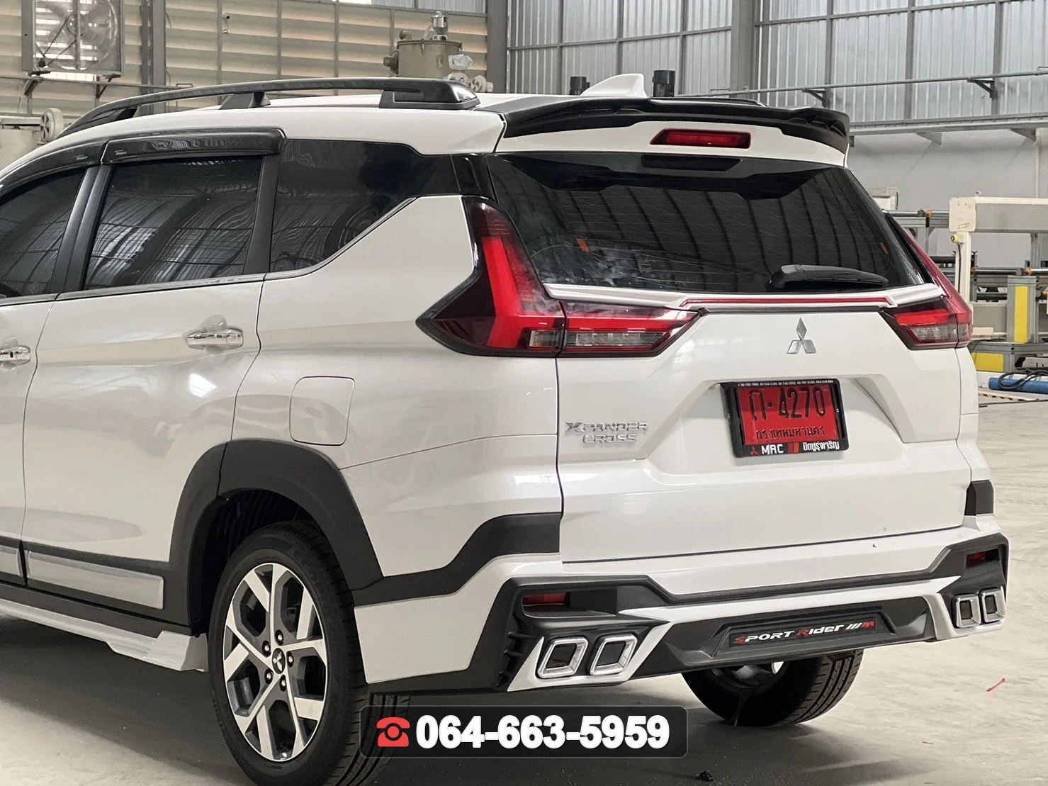 ชุดแต่ง MITSUBISHI XPANDER CROSS สปอยเลอร์ Xpander Cross 2023 RiderM ภาพ 2