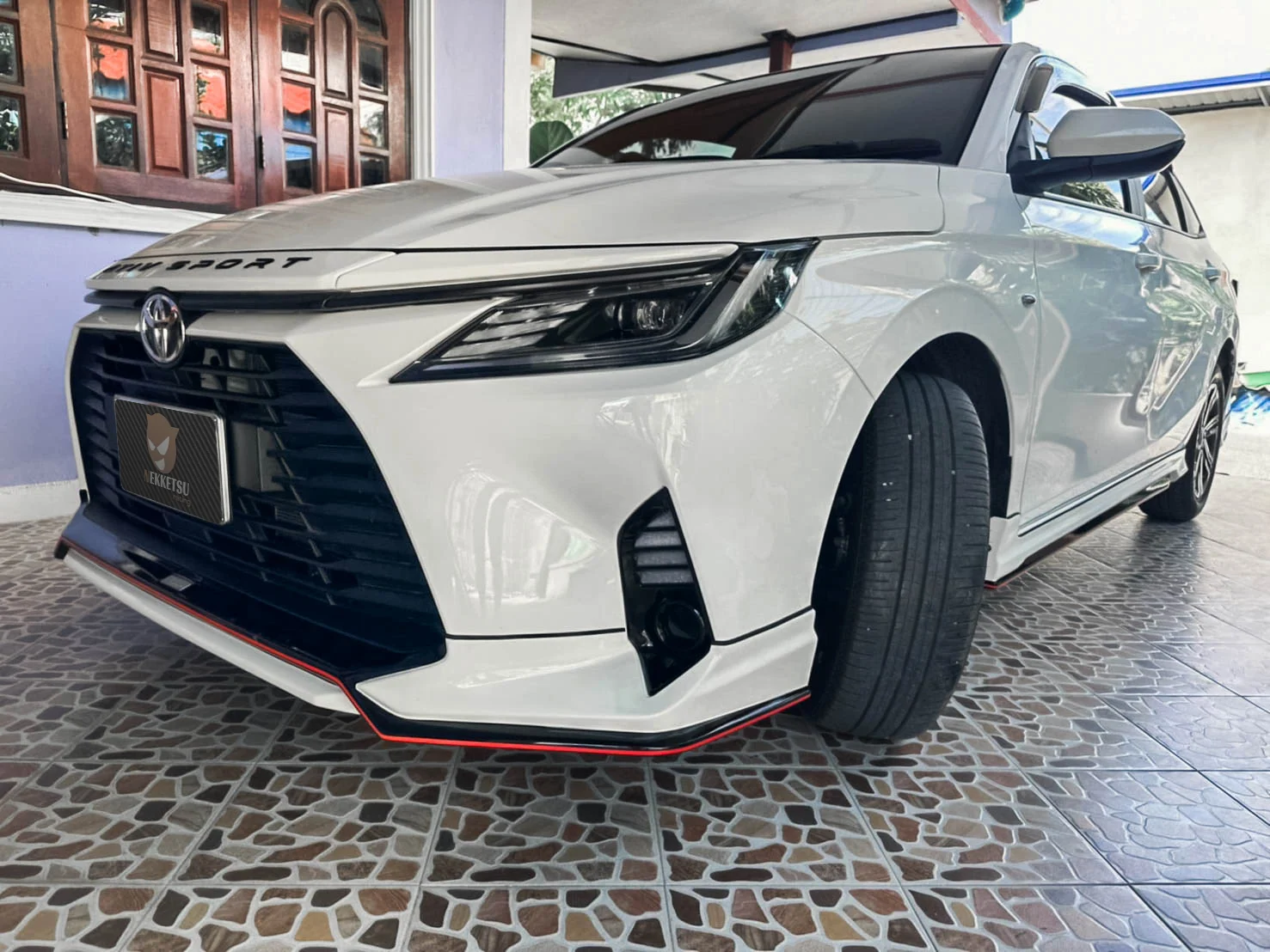 รูปชุดแต่ง ชุดแต่ง Toyota Yaris Ativ 24 26 SP01 4ประตู ภาพที่ 2