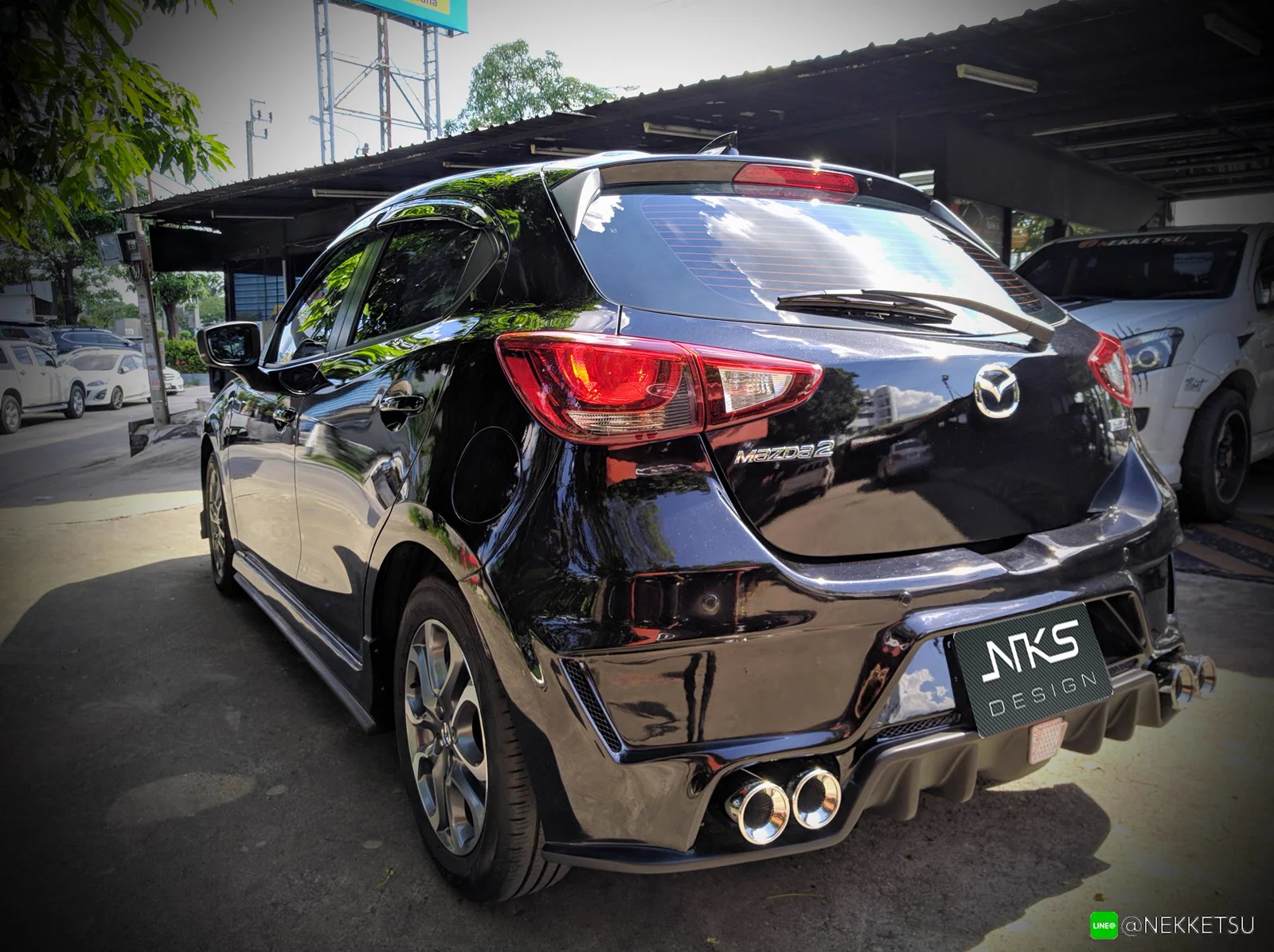 รูปชุดแต่ง ชุดแต่ง Mazda Mazda2 2015 2018 skyactiv GTR ภาพที่ 2