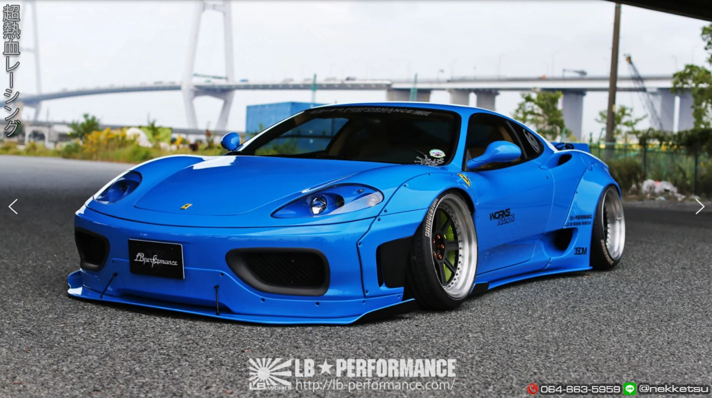 รูปชุดแต่ง ชุดแต่ง Ferrari 360 LB WORK ภาพที่ 10