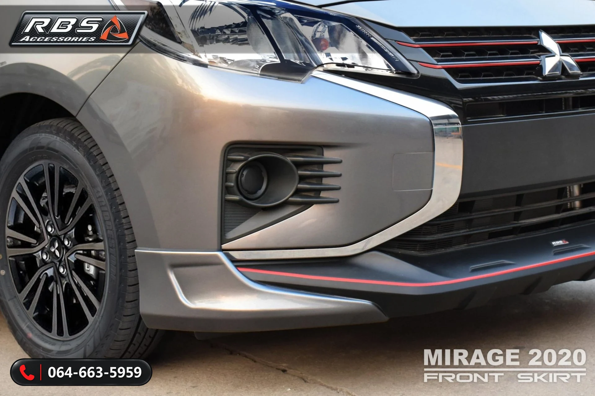 ชุดแต่ง MITSUBISHI MIRAGE 2020 IDEO SPEED RBS ภาพ 6