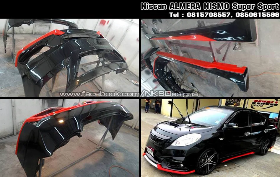 รูปชุดแต่ง ชุดแต่ง Nissan Almera 2008 2018 NKS ภาพที่ 7