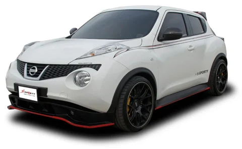 ชุดแต่ง JUKE 2018 – S1 ภาพรถเต็มคันมุมหน้าจากต้นทาง S-Sporty