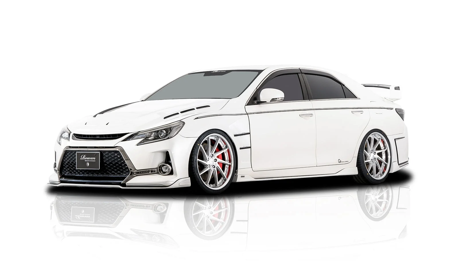ชุดแต่ง TOYOTA 130 MARK X GR SPORT G's GRX130/133 2017.09~2019.12 2017.09~GR SPORT GRX130/133 2012.08~2016.11 Rowen Japan ภาพ 12