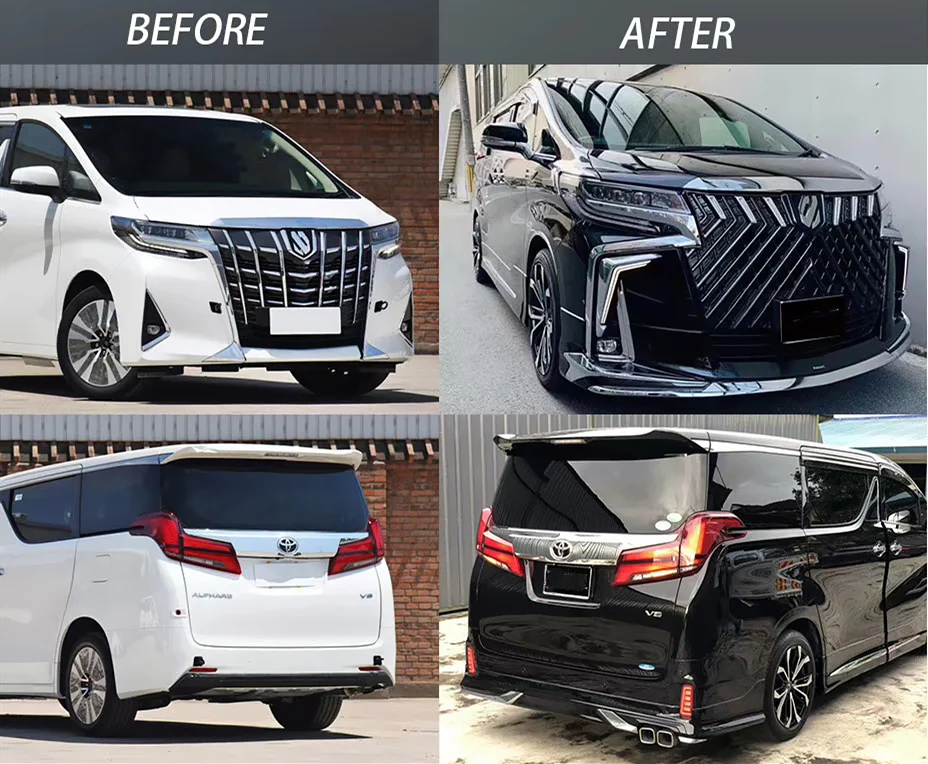 รูปชุดแต่ง ชุดแต่ง Toyota Alphard AH30 2018 2021 เปลี่ยนหน้า 2020 ภาพที่ 5