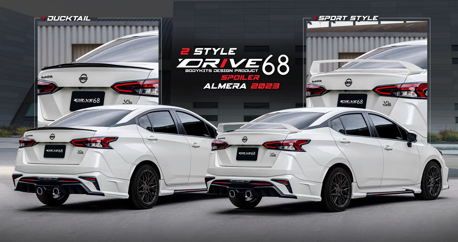 ชุดแต่ง Nissan Almera 2023 2026 Drive68