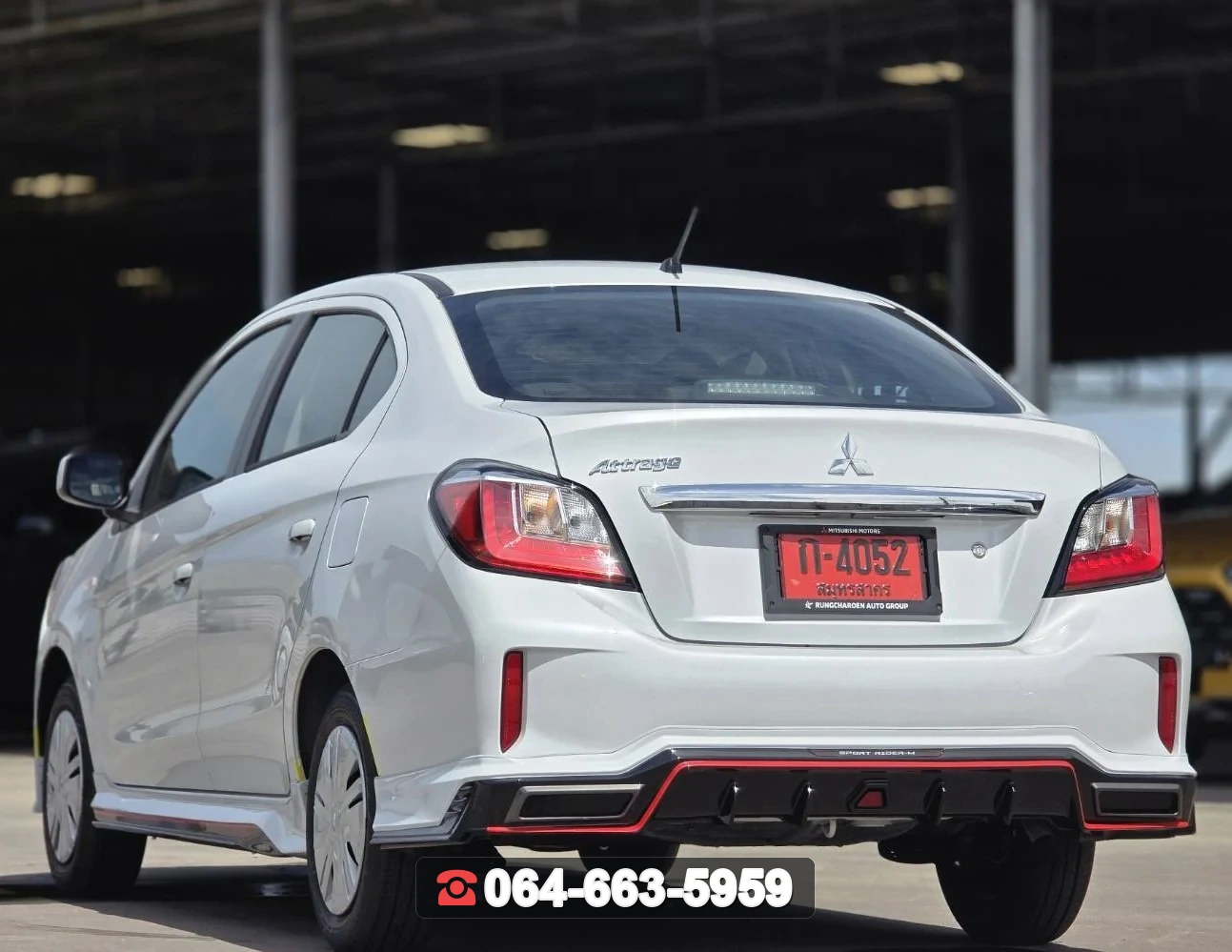 ชุดแต่ง MITSUBISHI Attrage 2026 V.2 RiderM ภาพ 4
