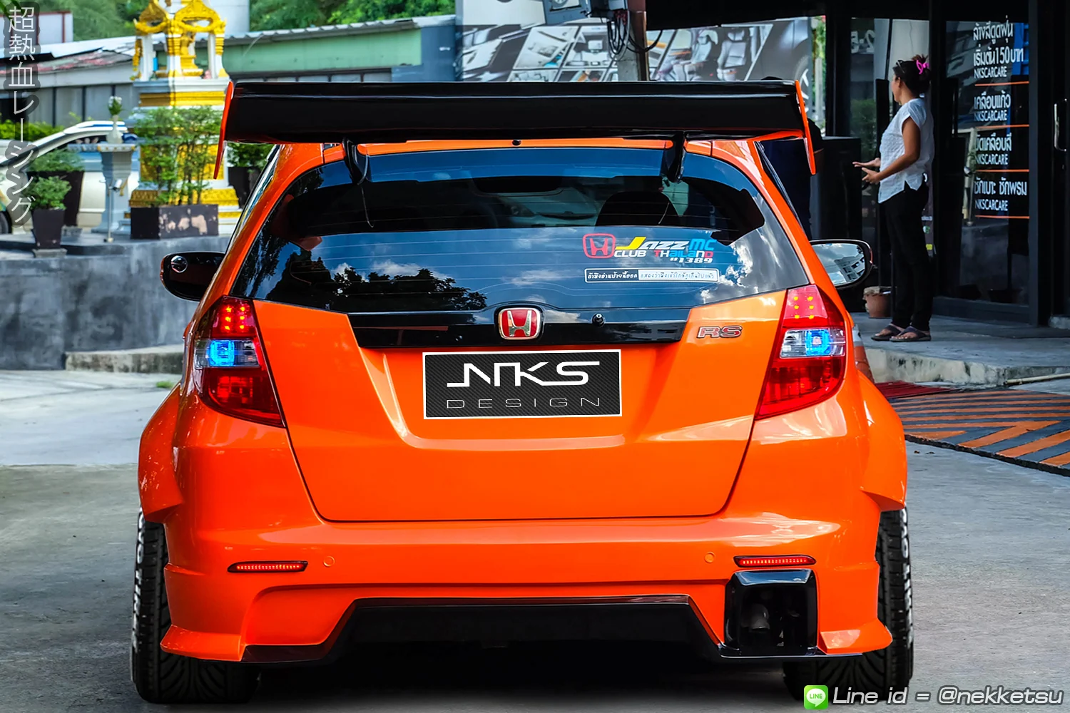 รูปชุดแต่ง ชุดแต่ง Honda Jazz GE 2008 2013 Wide Body V.1 ภาพที่ 7