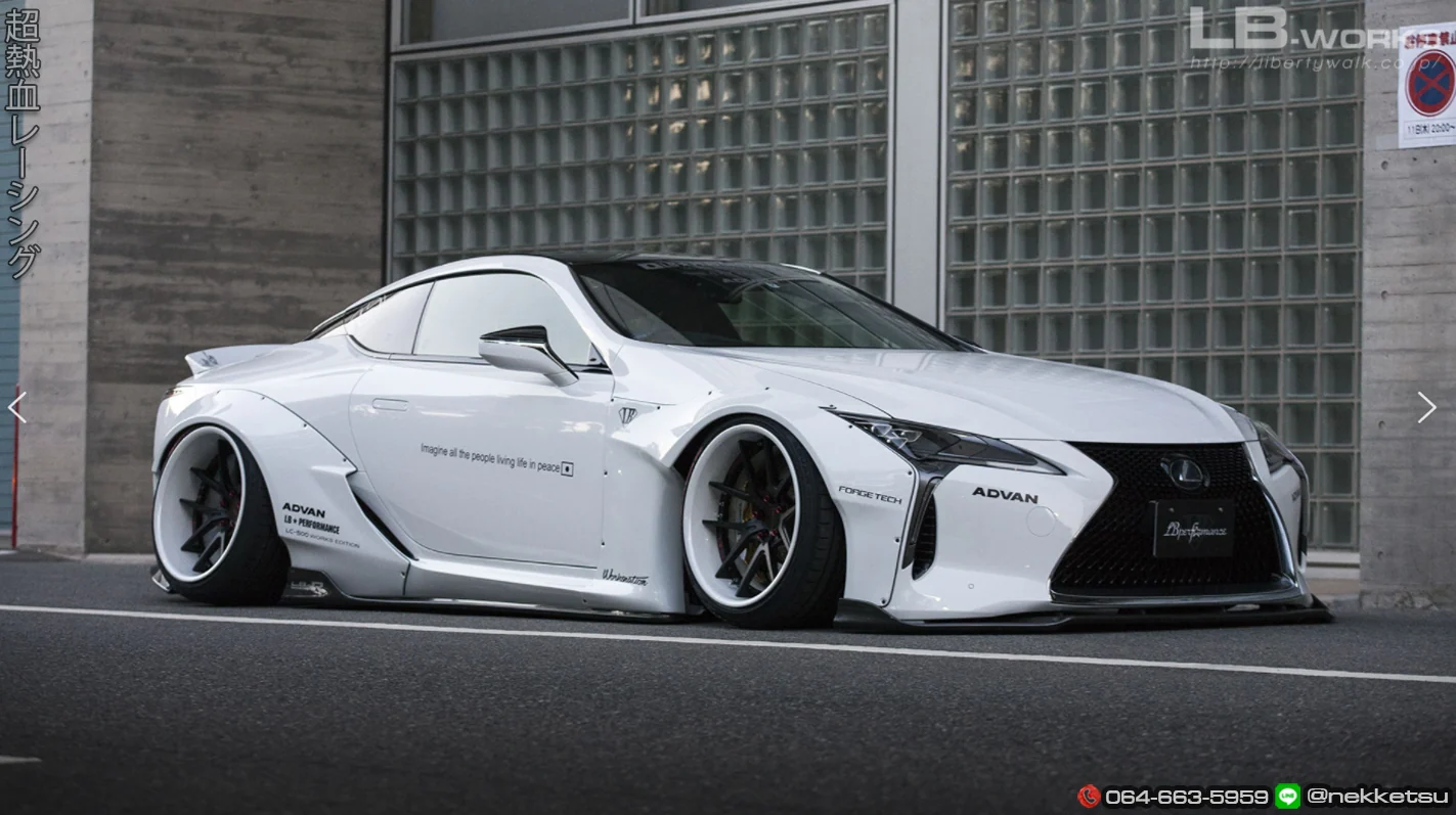 รูปชุดแต่ง ชุดแต่ง Lexus LC500 LB WORK ภาพที่ 4