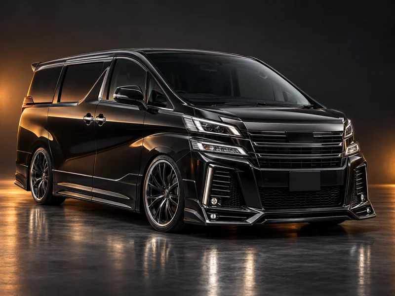 ภาพจำลองชุดแต่ง ชุดแต่ง Toyota Vellfire30 2015 2017 WALD มุมด้านหน้า สำหรับการนำเสนอ