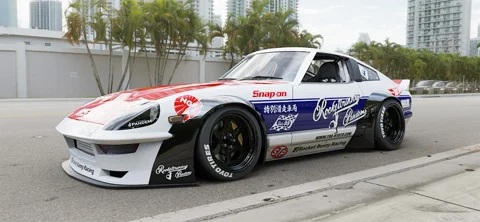 Pandem NISSAN FAIRLADY Z S130 Complete Wide Body Aero Kit - V1.0 NISSAN 130Z 240ZX 280ZX S130 + Duck Wing ภาพสินค้า 1