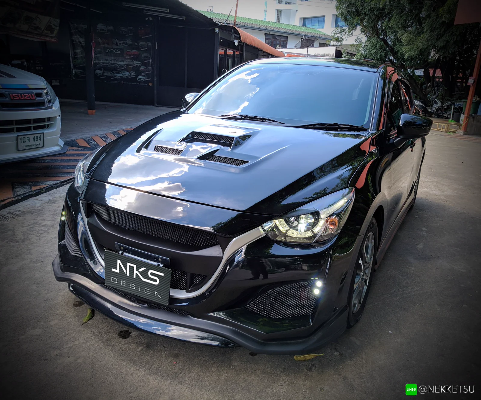 รูปชุดแต่ง ชุดแต่ง Mazda Mazda2 2015 2018 skyactiv GTR ภาพที่ 5