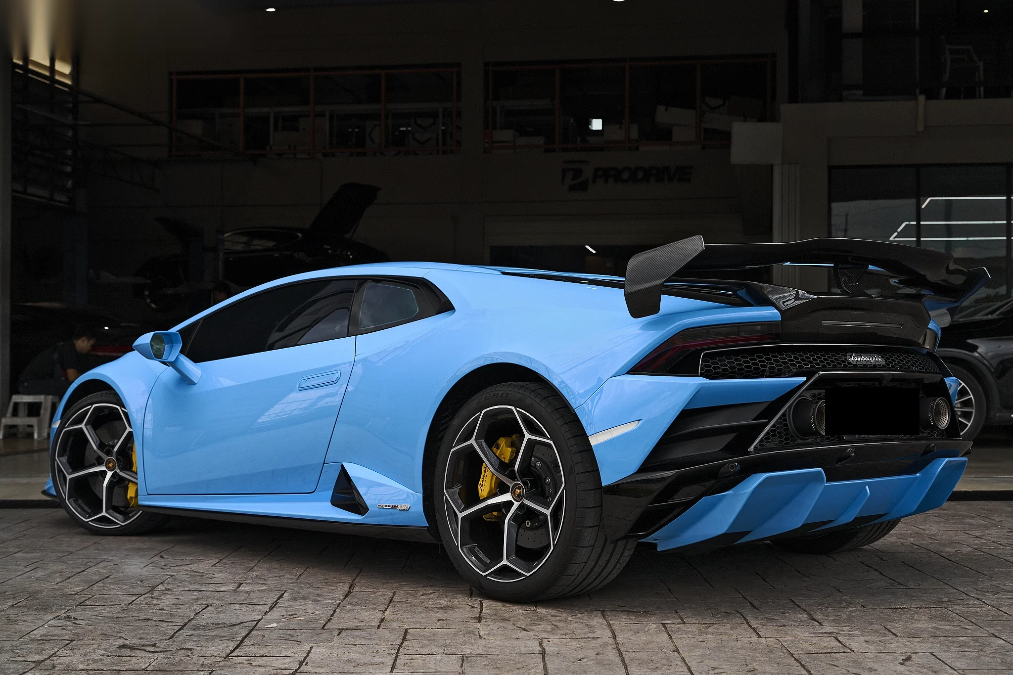 ชุดแต่ง LAMBORGHINI EVO Huracan EVO RWD x Vorsteiner Monza Wing Prodrive Shop ภาพ 2