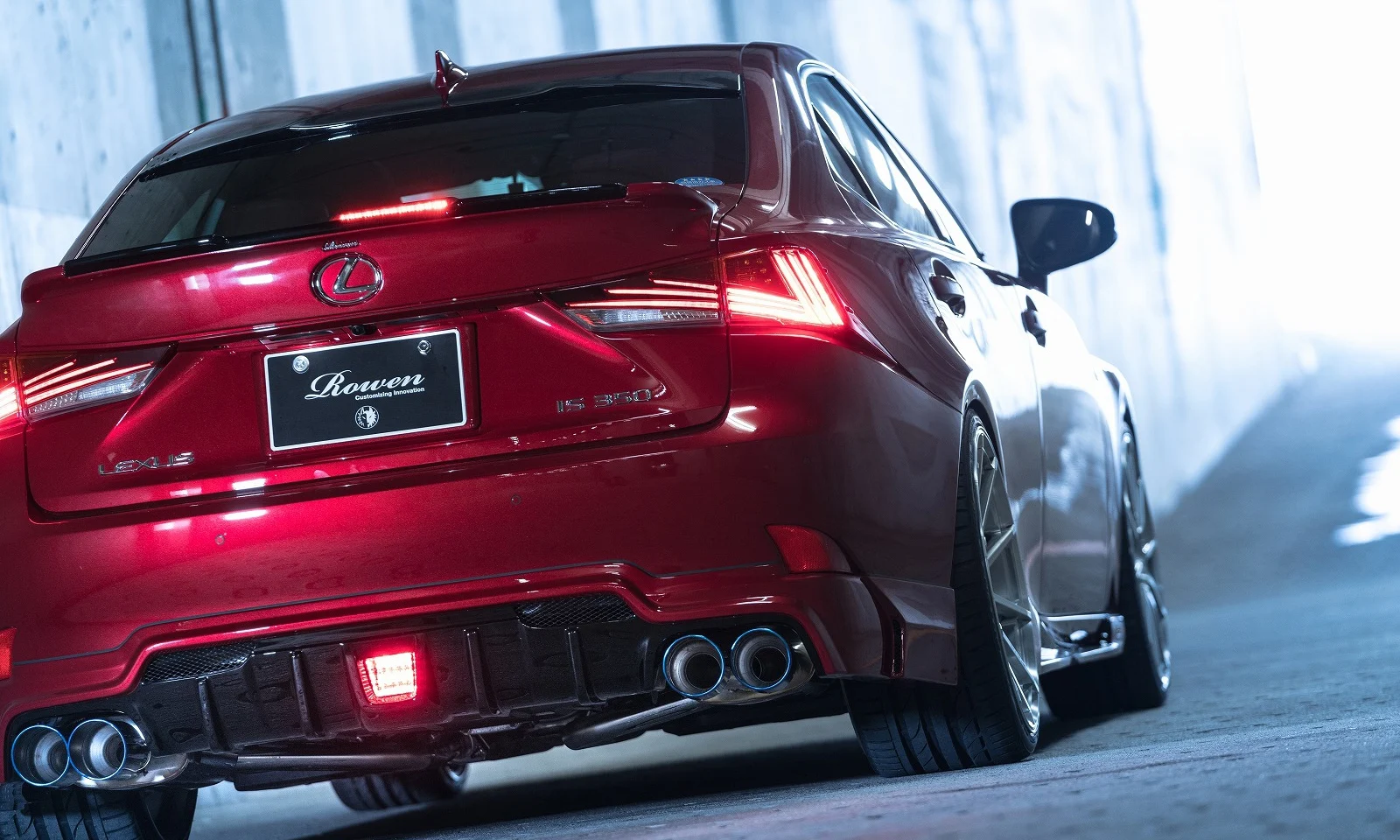ชุดแต่ง LEXUS IS F-SPORT 350/300h/300/200t GSE3#/AVE3#/ASE30 2016.10~2020.11 Rowen Japan ภาพ 12